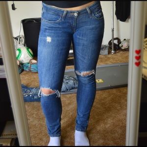 Levi Strauss super low jeans
